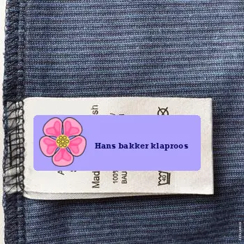 Daycare Clothing Labels