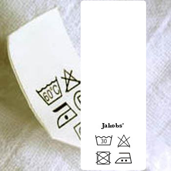 Fabric Content Label