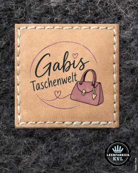Custom Leather Labels with Logo | Personalised Leather Tags for Clothing | Leather Labels | Leather Tags